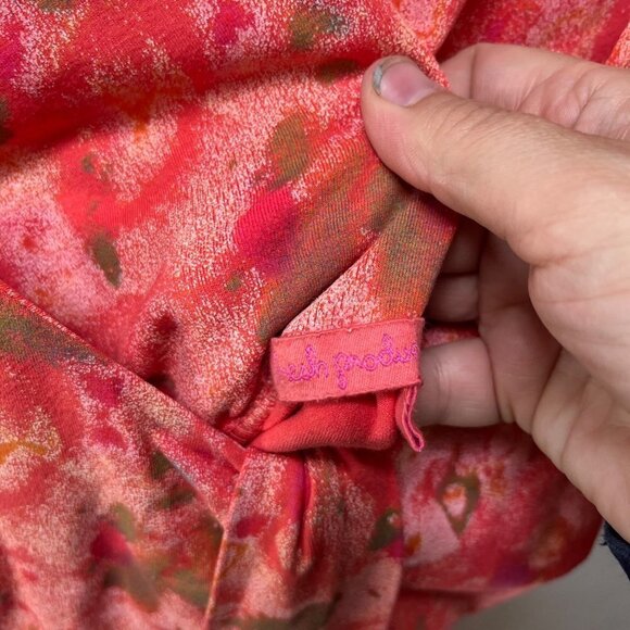 Fresh Produce Pink Floral Print Scoop Neck Dress- Size‎ M - Picture 2 of 6